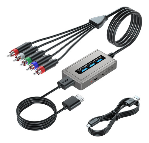 Conversor Hdmi De Dois Componentes Bcrokory 1080p Com Função