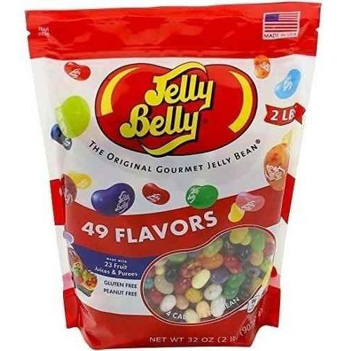 Jelly Belly - Pacotão 907g Jujubas Com 49 Sabores Variados