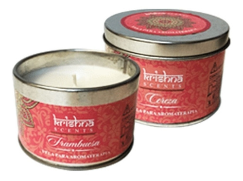 Velas Aromaticas Importadas Krisna Mix De Aromas Lata 250grs