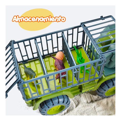 Camion Transportador De Dinosaurios Tiranosaurio Rex Juguete