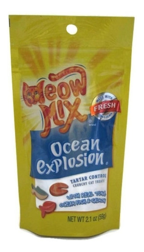 Meow Mix Tartar Control Ocean Explosion Cat Goats (bolsa
