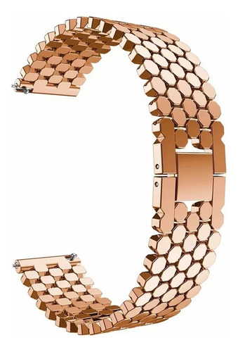 Correa Metal Hexagonal Para Smartwatch Foxbox Sport I29