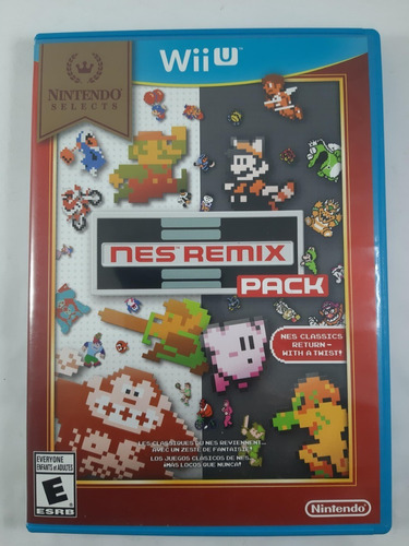 Juego Nes Remix Pack Nintendo Wii U Fisico Usado