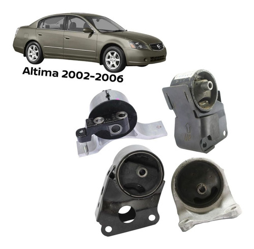 Kit Soportes Motor Y Transmision Altma 2005 Motor 2.5