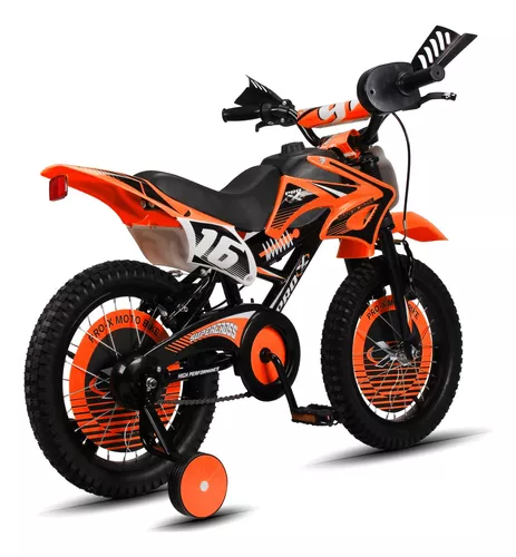 BICICLETA INFANTIL PRO X ARO 16 MOTO BIKE MOTOCROS