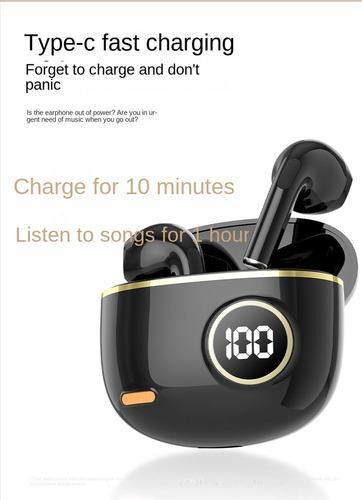 Auriculares Bluetooth Con Reducción De Ruido, Larga Duración