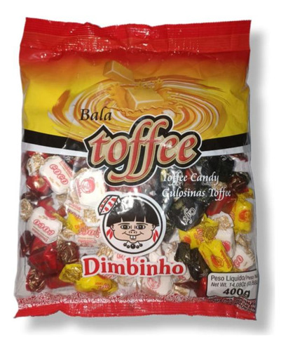 Bala Toffee Sortida Dimbinho 400g