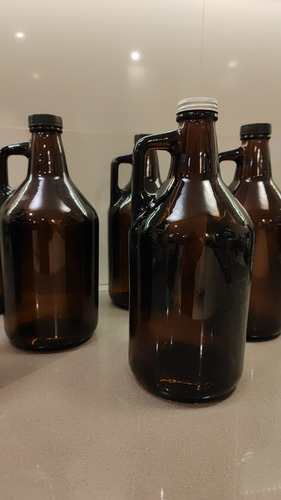 Botellón Ámbar Growler 1,9 Lts Ideal Cerveza Ambar