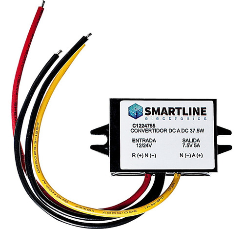 Convertidor De Voltaje 12/24v A 7.5v 5a