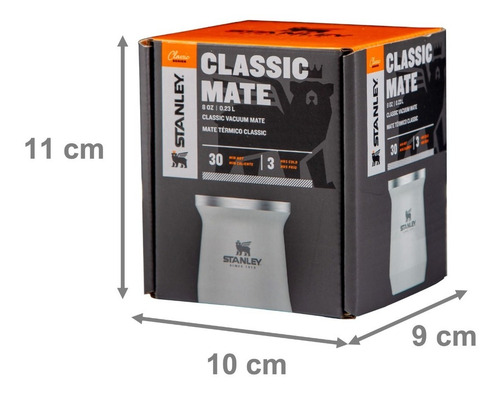 Imagen 6 de 8 de Mate Acero Inoxidable Termico Doble Aislamiento 236m Stanley