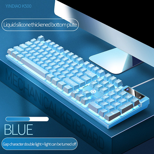 Teclado Flotante Con Cable Usb R Gaming Keyboard, Ergonomi 3