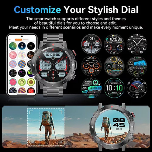 Ak56 Pro Smartwatch Bluetooth Llamada Ip67 Para Huawei Ios