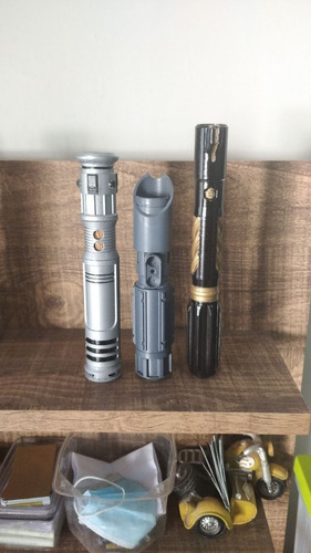 Imagem 4 de 8 de Sabre De Luz Star War Personalizável Com Lâmina Retrátil