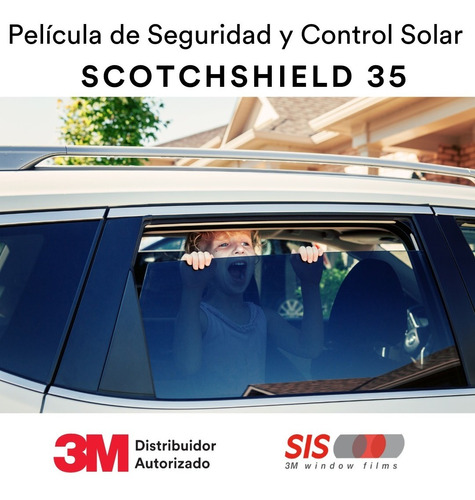 Scotchshield 35 3m® Película Automotriz Seguridad 1.5x30.4m