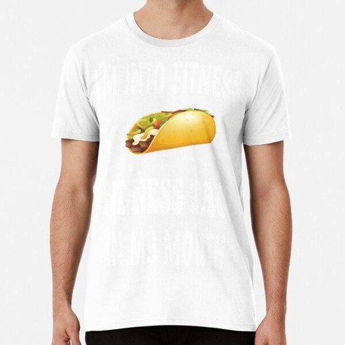 Remera Me Gusta El Taco De Fitness En La Boca Algodon Premiu