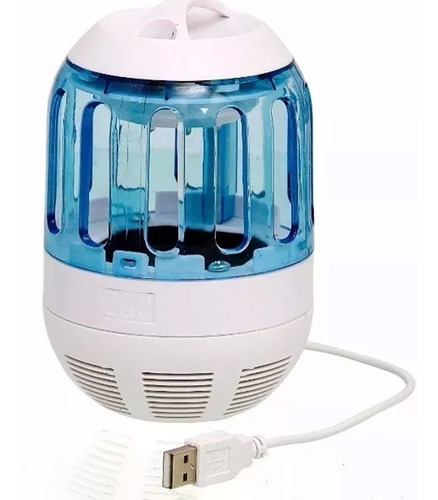 Luminária Led Mata Mosca Mosquito Insetos Elétrico Usb