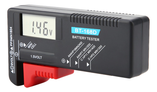 Testador De Voltagem De Bateria Digital Lcd Universal Aa/aaa