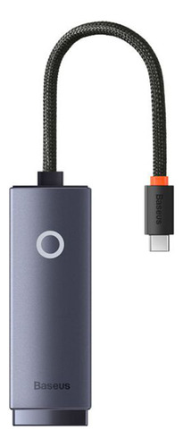 Adaptador Baseus Tipo-c A Rj45 1000mbps Windows Linux, Negro