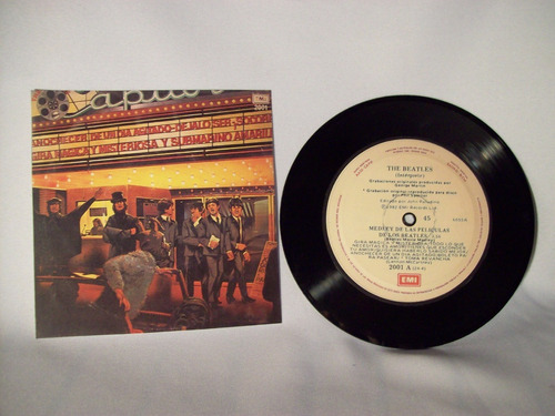 Vinilo Para Adorno, Los Beatles, Medley De Peliculas