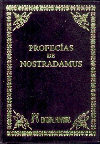 Profecias De Nostradamus Editorial Humanitas