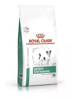 Alimento Royal Canin Veterinary Diet Canine Satiety Support para cachorro adulto de raça pequena sabor mix em sacola de 7.5kg