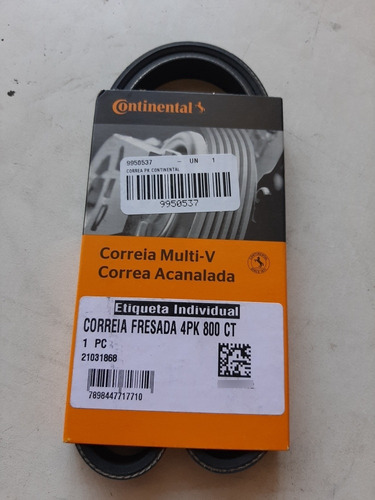 Correa 4pk 800 Continental Antideslizante 