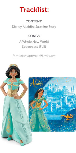 Juguetes De Audio Jasmine De Disney Aladdín Con Figurita De