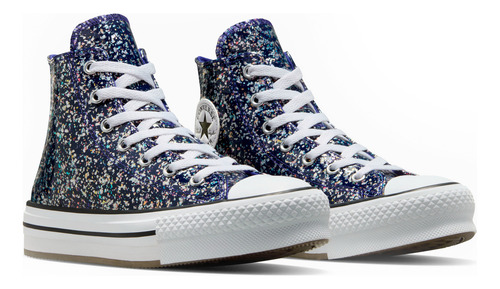 Tenis Converse Ctas Eva Lift Hi Shinefetti A10043c Niñas