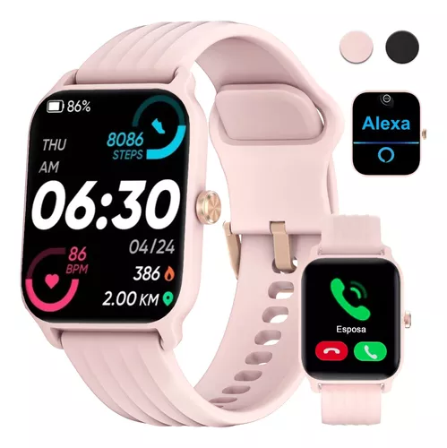Comprar Reloj inteligente mujer Bluetooth llamada carga inalámbrica  impermeable hombres serie 8 Smartwatch pulsera deportiva