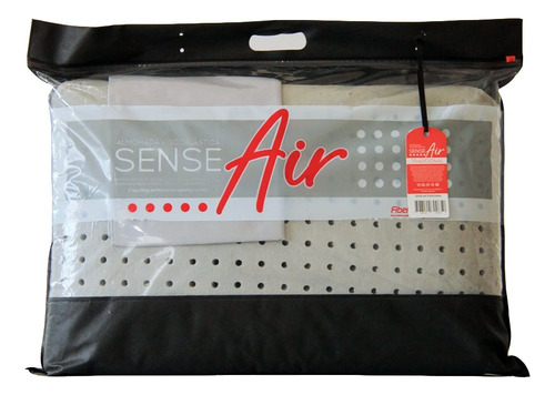 Almohada Viscoelastica Fiberball Sense Air Estandar Color Negro