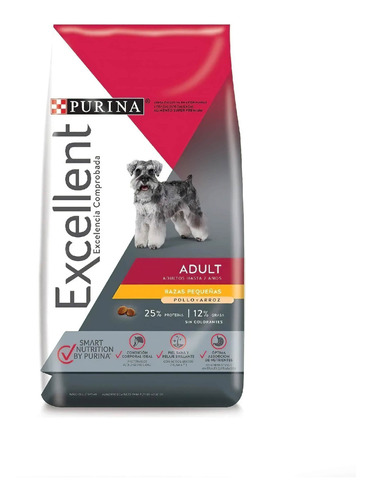 Excellent Adult Dog Raza Pequeña Smart 1kg. Envios