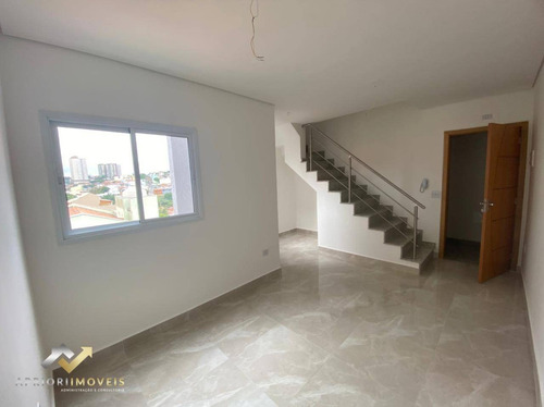 Cobertura Com 2 Dormitórios À Venda, 100 M² Por R$ 399.000 - Vila Marina - Santo André/sp - Co1010