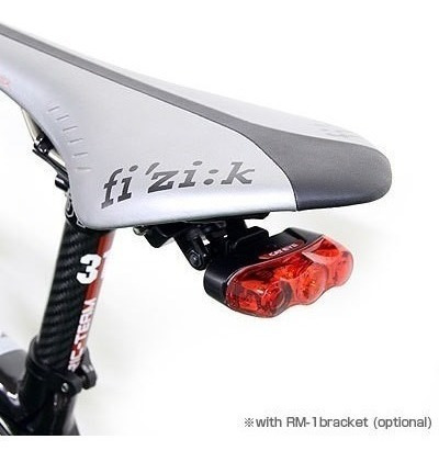 Imagen 5 de 9 de Luz Trasera Bicicleta Cateye Tl-ld630 Flashing 3 Func 3 Leds