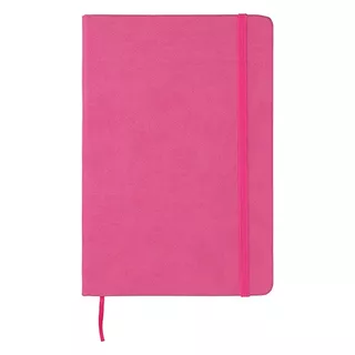 Libreta Tipo Moleskine De Poliuretano Rosa