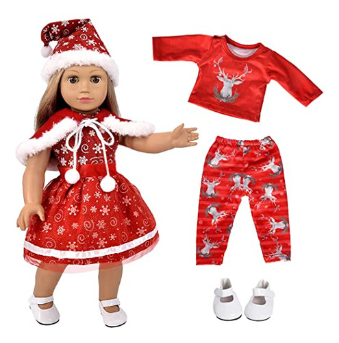 Ropa De Muñeca Ebuddy Y Accesorios 5pc Vestido De Nw664