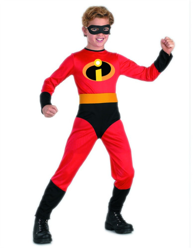 Disfraz Para Niño Dash Los Increibles Talla 4-6 Halloween 