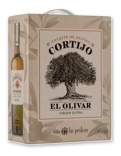 Aceite De Oliva El Cortijo Bag In Box 3 Litros Pack X2