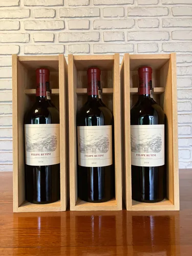 Vino Felipe Rutini 2018 En Estuche De Madera X1 Un. 750ml