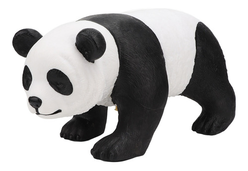 Escultura De Panda Adorna Una Simulación Vocalizadora Sobred