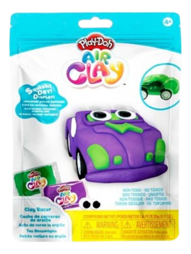 Play-doh Air Clay Racer La Fav Juguetes Color Verde Y Violeta