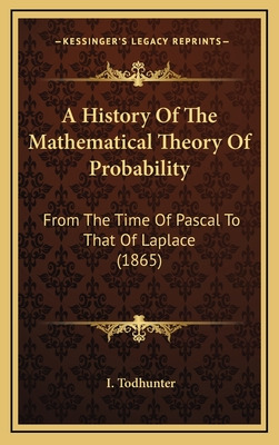 Libro A History Of The Mathematical Theory Of Probability...