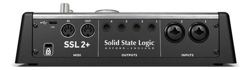 Interface De Áudio Solid State Logic Ssl 2+ Mkii 2x4 Usb