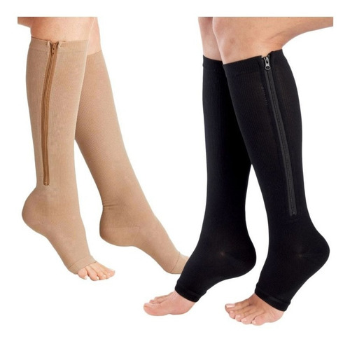 Medias De Compresion Para Varices Calcetines Con Cierre