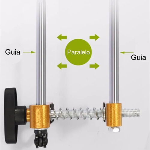 Kit Gabarito Para Furação De Fechaduras Portas Com 3 Fresas