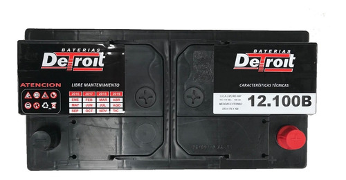 Bateria Detroit 12x100 Sprinter Amarok Bmw Mb S10