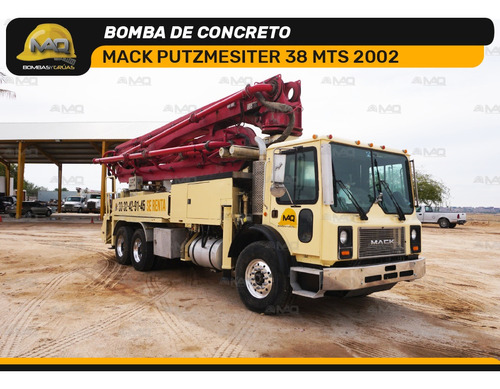 Bomba Pluma De Concreto Mack Putzmeister 38 Mts 2002