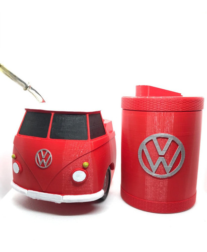 Mate Volkswagen Kombi + Yerbera