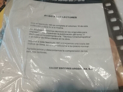 Lote 42 Fascículos 119 A 160 Encicl. El Cine Salvat Años 80 (Usado)