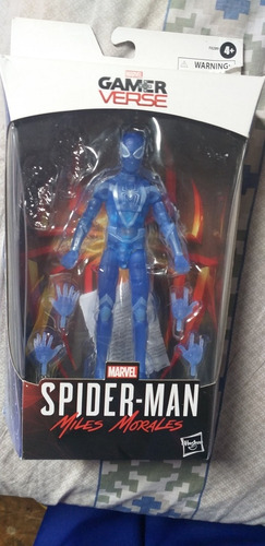 Figura Marvel Legend Spiderman Miles Morales Transparente