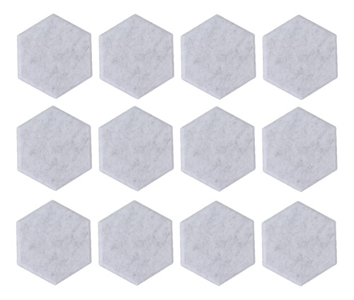 12 Absorbedores De Sonido Hexagonales De Alta Densidad